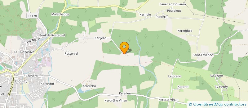 localisation de l'entreprise MONSIEUR BRUNO GROUARD  PLOUAY