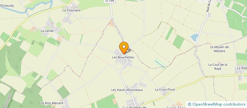 localisation de l'entreprise MONSIEUR BRUNO GROYER  SAINT-MACAIRE-DU-BOIS