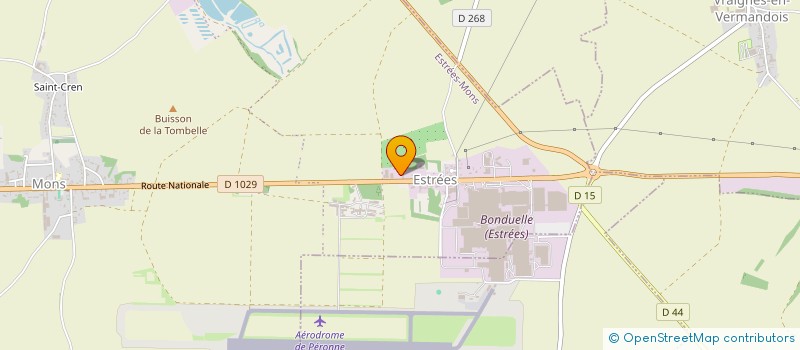 localisation de l'entreprise MONSIEUR BRUNO GRU  ESTREES-MONS