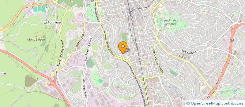 localisation de l'entreprise MONSIEUR BRUNO GRYSON  SAINT-ETIENNE