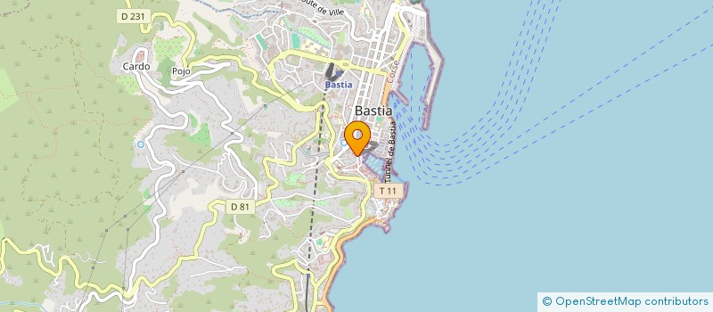 localisation de l'entreprise MONSIEUR BRUNO GUAITELLA à BASTIA