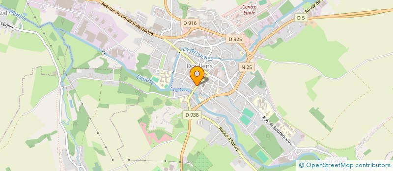 localisation de l'entreprise MONSIEUR BRUNO GUERDET  DOULLENS