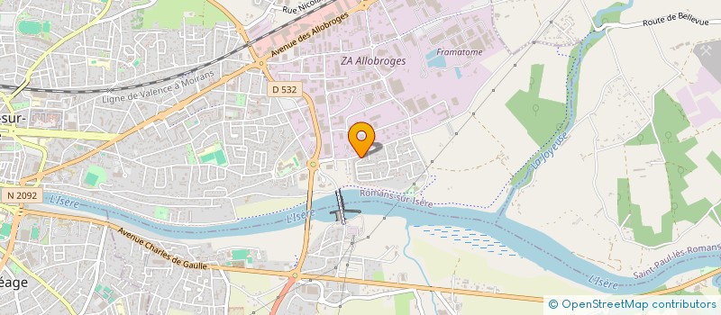 localisation de l'entreprise MONSIEUR BRUNO GUERIMAND  ROMANS-SUR-ISERE