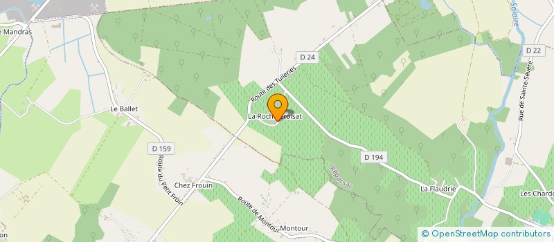 localisation de l'entreprise MONSIEUR BRUNO GUERIN  REPARSAC