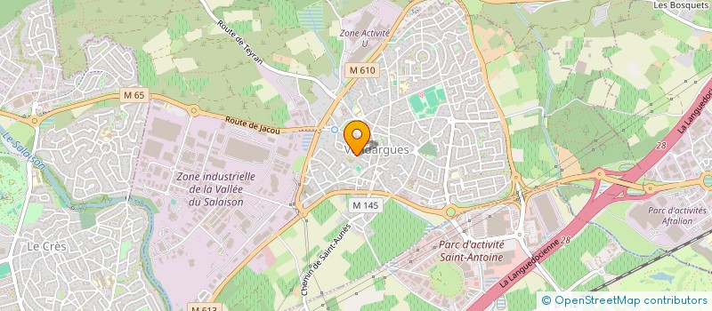 localisation de l'entreprise MONSIEUR BRUNO GUERIN à VENDARGUES