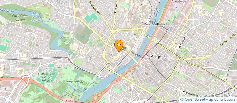 localisation de l'entreprise MONSIEUR BRUNO GUERIN à ANGERS