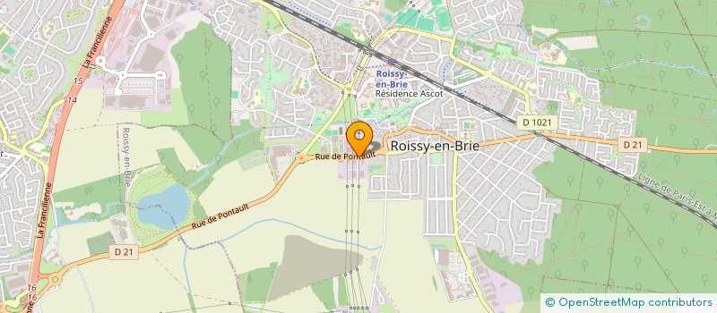 localisation de l'entreprise MONSIEUR BRUNO GUERS  ROISSY-EN-BRIE