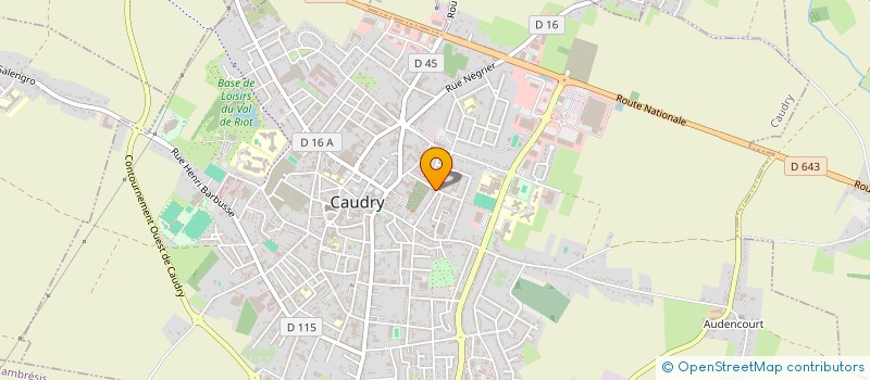 localisation de l'entreprise MONSIEUR BRUNO GUICHARD à CAUDRY