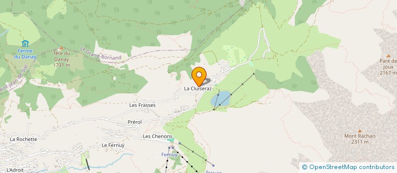 localisation de l'entreprise MONSIEUR BRUNO GUIDON à LA CLUSAZ