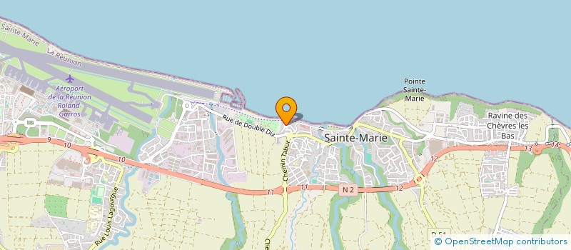localisation de l'entreprise MONSIEUR BRUNO GUIGUE  SAINTE-MARIE