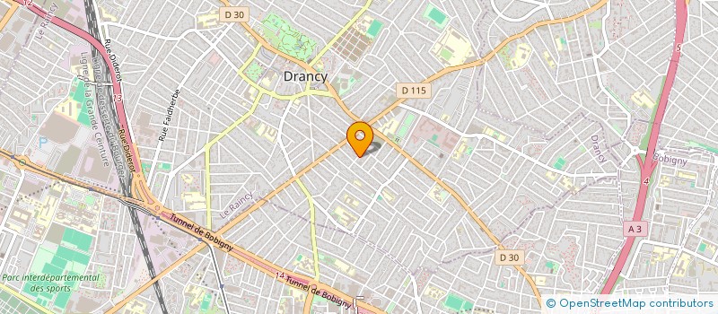 localisation de l'entreprise MONSIEUR BRUNO GUILBERT à DRANCY