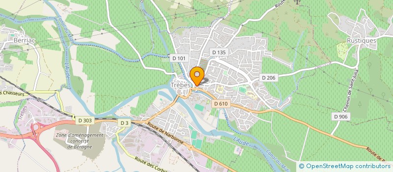 localisation de l'entreprise MONSIEUR BRUNO GUILLAUME  CAPENDU