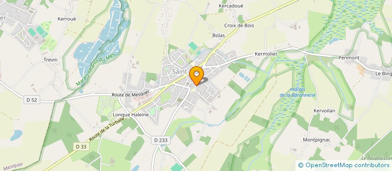 localisation de l'entreprise MONSIEUR BRUNO GUILLEMIN à SAINT-MOLF