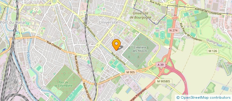 localisation de l'entreprise MONSIEUR BRUNO GUILLEMIN à DIJON