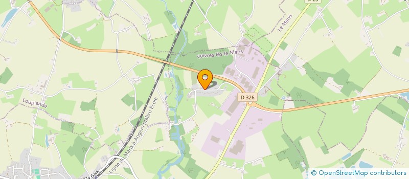 localisation de l'entreprise MONSIEUR BRUNO GUILLEMIN  VOIVRES LES LE MANS