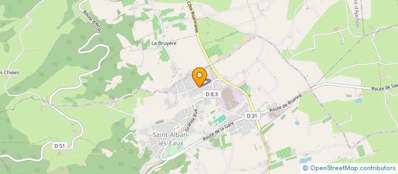 localisation de l'entreprise MONSIEUR BRUNO GUILLERMET à SAINT-ALBAN-LES-EAUX