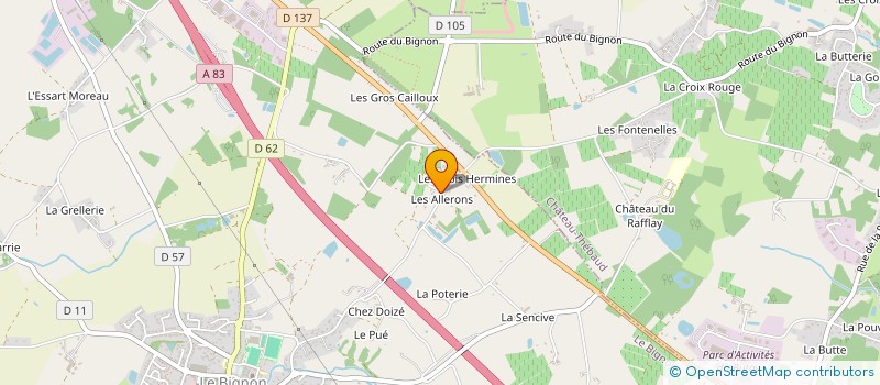 localisation de l'entreprise MONSIEUR BRUNO GUILLET à LE BIGNON
