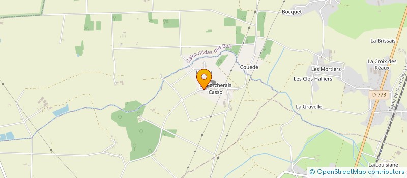 localisation de l'entreprise MONSIEUR BRUNO GUILLET  PONTCHATEAU