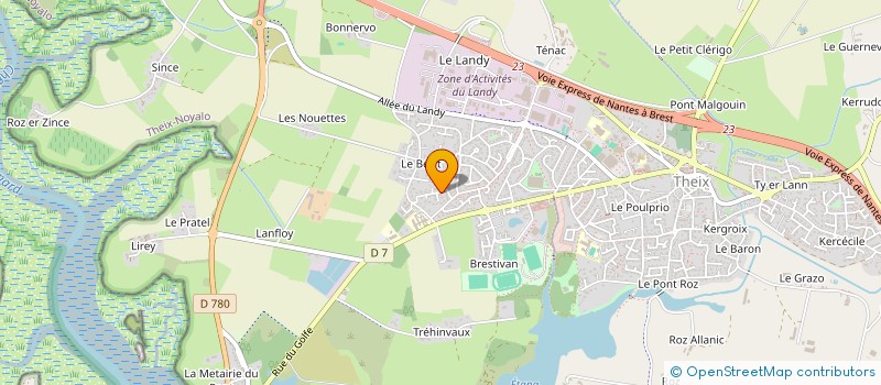 localisation de l'entreprise MONSIEUR BRUNO GUILLO  THEIX-NOYALO