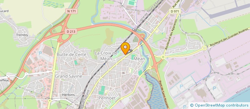 localisation de l'entreprise MONSIEUR BRUNO GUILLODO à SAINT-NAZAIRE