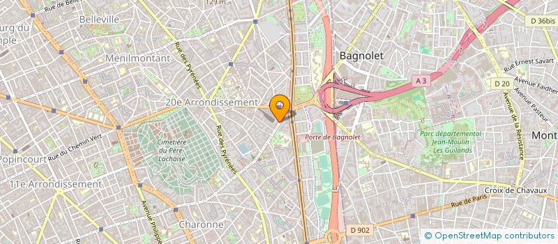 localisation de l'entreprise MONSIEUR BRUNO GUILLOT à PARIS