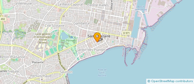 localisation de l'entreprise MONSIEUR BRUNO GUILLOTEAU  SAINT-NAZAIRE