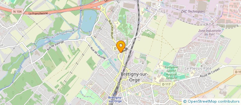 localisation de l'entreprise MONSIEUR BRUNO GUILLOU à BRETIGNY-SUR-ORGE