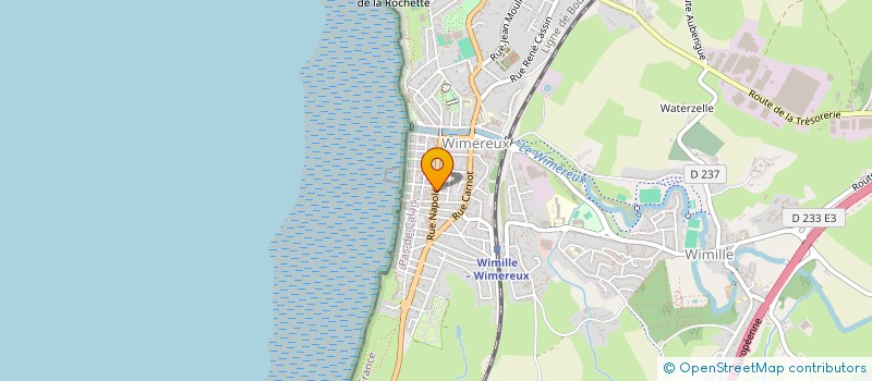 localisation de l'entreprise MONSIEUR BRUNO GUISELIN  WIMEREUX