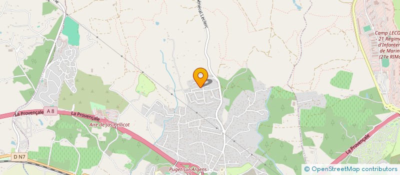 localisation de l'entreprise MONSIEUR BRUNO GURNARI  PUGET-SUR-ARGENS