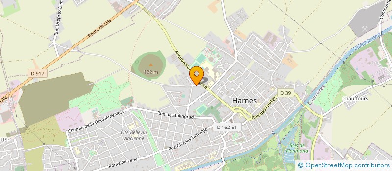 localisation de l'entreprise MONSIEUR BRUNO GUSELLA  HARNES