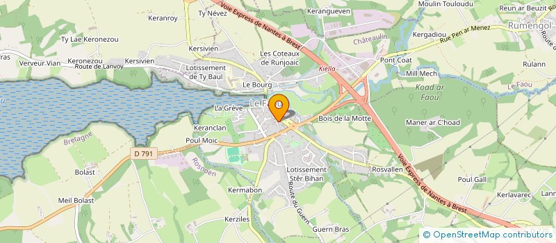 localisation de l'entreprise MONSIEUR BRUNO GUYADER à QUIMPER