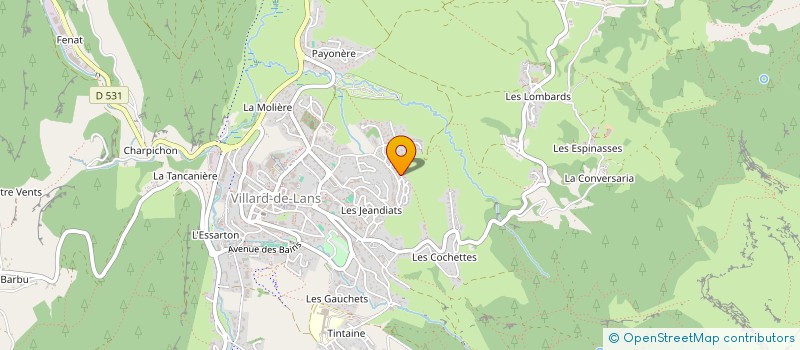 localisation de l'entreprise MONSIEUR BRUNO GUYADER  VILLARD-DE-LANS