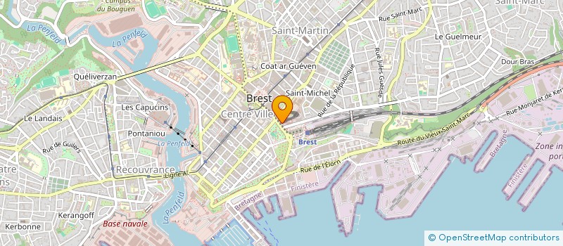 localisation de l'entreprise MONSIEUR BRUNO HALLOUET à BREST