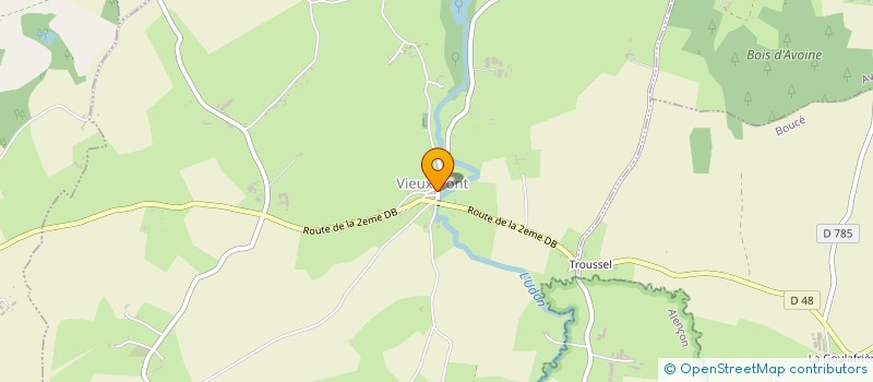localisation de l'entreprise MONSIEUR BRUNO HAMELIN à ECOUCHE-LES-VALLEES