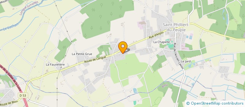 localisation de l'entreprise MONSIEUR BRUNO HARDOUIN  SAINT-PHILBERT-DU-PEUPLE