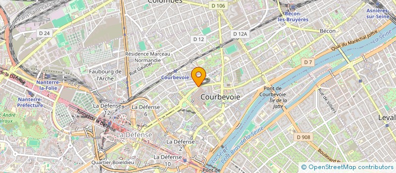 localisation de l'entreprise MONSIEUR BRUNO HATCHERIAN à COURBEVOIE