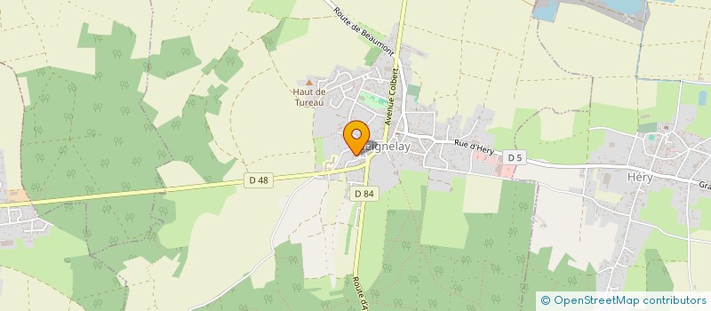 localisation de l'entreprise MONSIEUR BRUNO HATTIER  SEIGNELAY