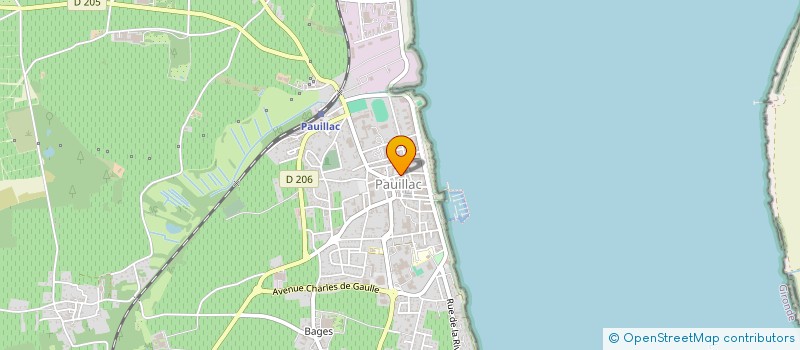 localisation de l'entreprise MONSIEUR BRUNO HAUCHECORNE à PAUILLAC