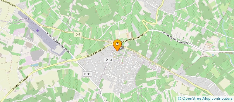 localisation de l'entreprise MONSIEUR BRUNO HAUET  SAINT-DIDIER