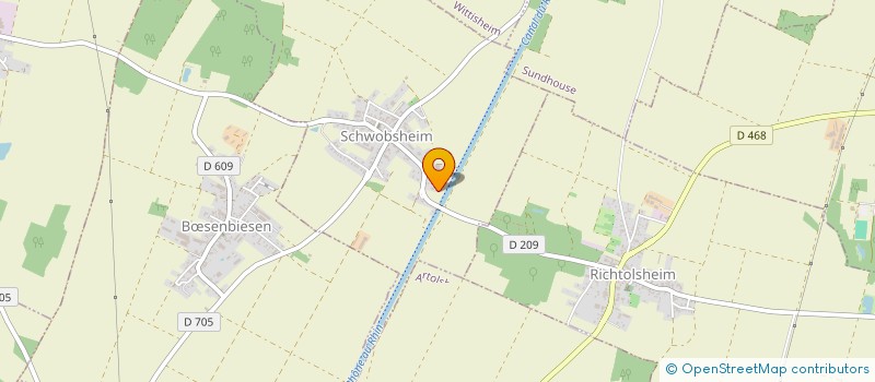 localisation de l'entreprise MONSIEUR BRUNO HAUMESSER  SCHWOBSHEIM