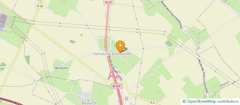 localisation de l'entreprise MONSIEUR BRUNO HAVARD à VARNEVILLE-BRETTEVILLE
