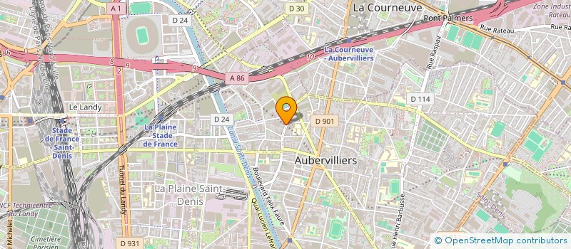 localisation de l'entreprise MONSIEUR BRUNO HAYOUN à AUBERVILLIERS