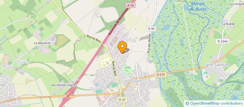 localisation de l'entreprise MONSIEUR BRUNO HAYS  TROARN