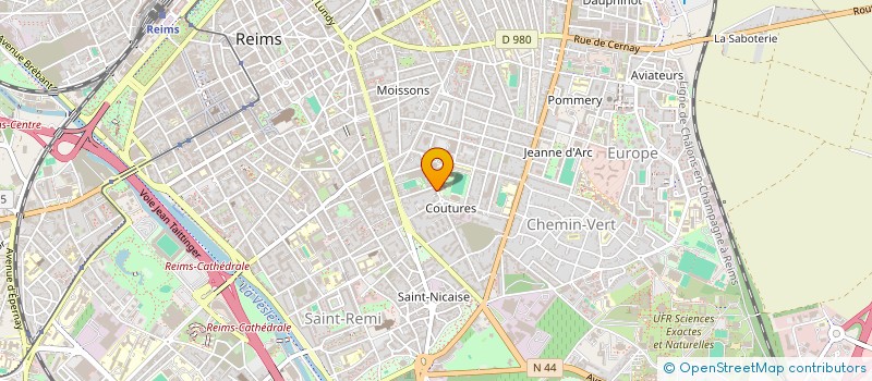 localisation de l'entreprise MONSIEUR BRUNO HENNETIER  REIMS