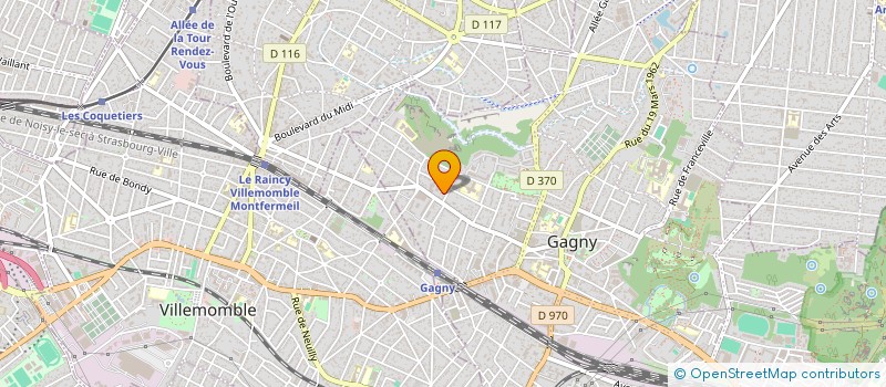 localisation de l'entreprise MONSIEUR BRUNO HENON à GAGNY