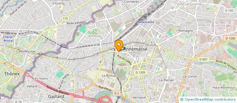 localisation de l'entreprise MONSIEUR BRUNO HERAULT à ANNEMASSE