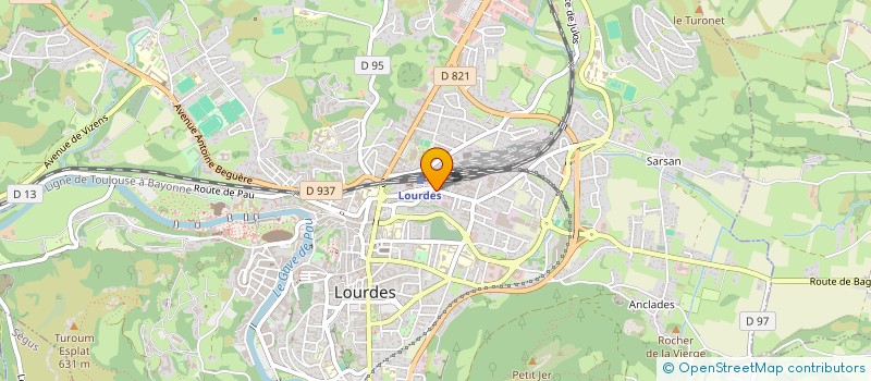 localisation de l'entreprise MONSIEUR BRUNO HERIN à LOURDES