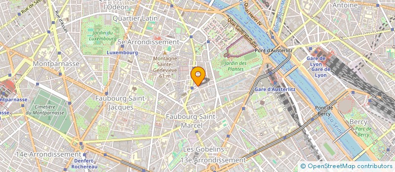 localisation de l'entreprise MONSIEUR BRUNO HERMITTE à PARIS