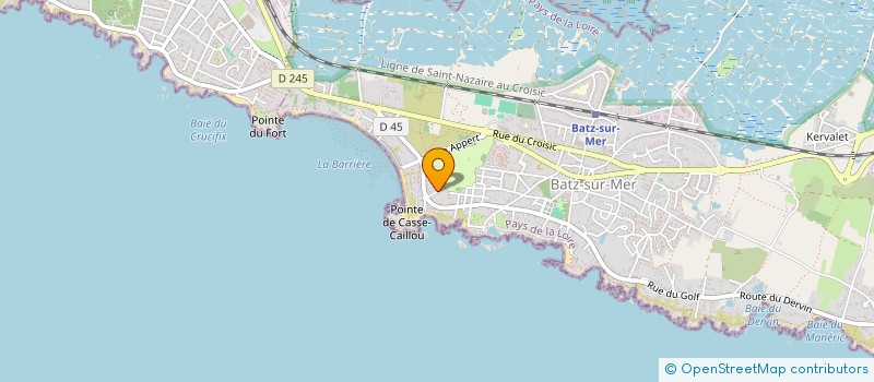 localisation de l'entreprise MONSIEUR BRUNO HERNANDEZ à BATZ-SUR-MER