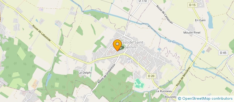 localisation de l'entreprise MONSIEUR BRUNO HERNANDEZ  LABASTIDE-SAINT-SERNIN